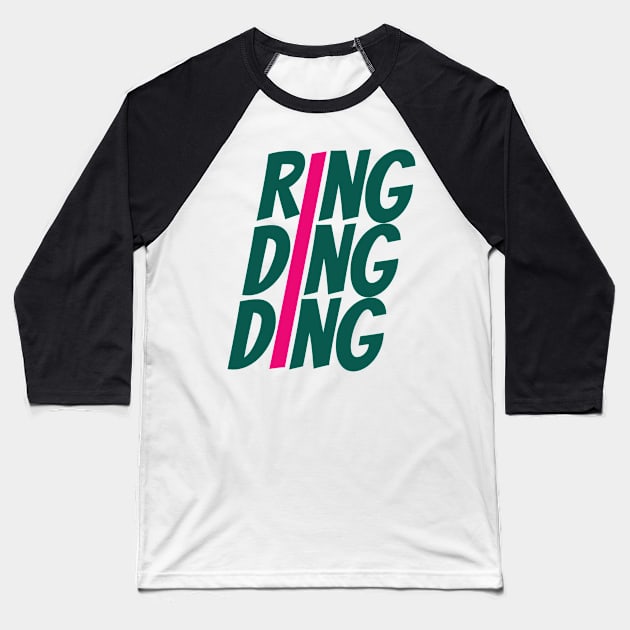 Sebastian Vettel x Aston Martin - Ring Ding Ding Baseball T-Shirt by GreazyL